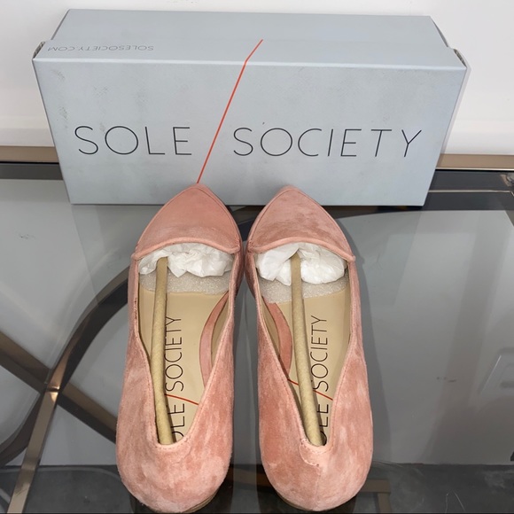 Sole Society Blush Pink Loafers - Picture 5 of 6